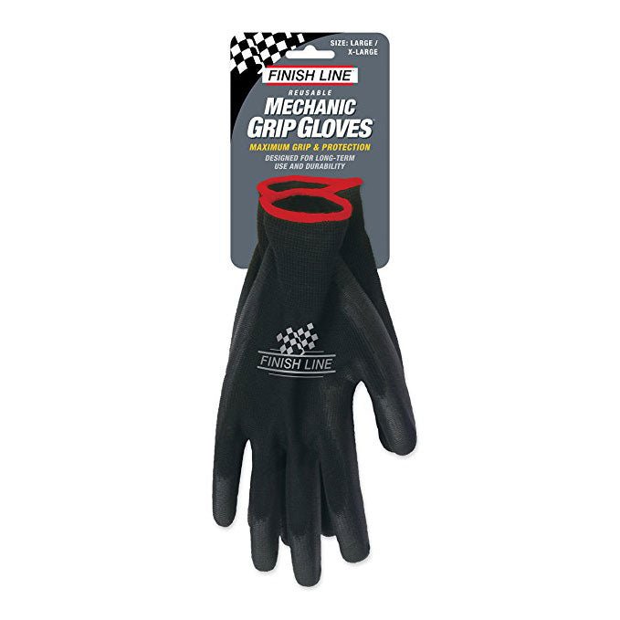 bicycle mechanic gloves Finish Line Mechanic Grip Gloves