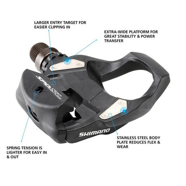 SHIMANO SPD - SL Pedal single sided for Road riding - Shimano - Garage Cycles