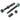 absoluteBLACK Aether Carbon Tubeless Valve Set - absoluteBLACK - Garage Cycles