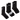 BLACK SOCKS BUNDLE - UDOG - Garage Cycles