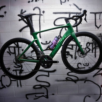 Bright Road Bike (Carbon frame, carbon wheels, + Shimano 105 Shifting/Hydraulic Brakes) - Garage Cycles - Garage Cycles