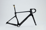 CHAPTER2 KOKO FRAMESET(DISC BRAKE) BLACK + UD W/GOLD (KOURA) - CHAPTER2 - Garage Cycles