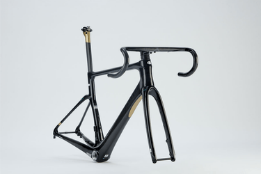 CHAPTER2 KOKO FRAMESET(DISC BRAKE) BLACK + UD W/GOLD (KOURA) - CHAPTER2 - Garage Cycles