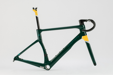 CHAPTER2 KOKO FRAMESET(DISC BRAKE) BRG + YELLOW W/ SILVER - CHAPTER2 - Garage Cycles