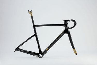 CHAPTER2 TOA FRAMESET(DISC BRAKE) BLACK + UD W/ GOLD (KOURA) - CHAPTER2 - Garage Cycles