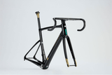 CHAPTER2 TOA FRAMESET(DISC BRAKE) BLACK + UD W/ GOLD (KOURA) - CHAPTER2 - Garage Cycles