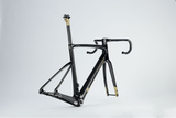 CHAPTER2 TOA FRAMESET(DISC BRAKE) BLACK + UD W/ GOLD (KOURA) - CHAPTER2 - Garage Cycles