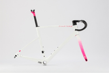 CHAPTER2 TOA FRAMESET(DISC BRAKE) WHITE + PINK (Māwhero) - CHAPTER2 - Garage Cycles
