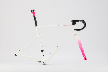 CHAPTER2 TOA FRAMESET(DISC BRAKE) WHITE + PINK (Māwhero) - CHAPTER2 - Garage Cycles