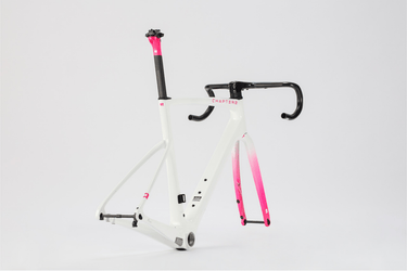 CHAPTER2 TOA FRAMESET(DISC BRAKE) WHITE + PINK (Māwhero) - CHAPTER2 - Garage Cycles