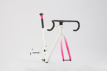 CHAPTER2 TOA FRAMESET(DISC BRAKE) WHITE + PINK (Māwhero) - CHAPTER2 - Garage Cycles