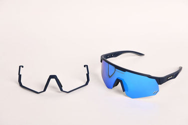 Cycling Sunglasses Blade Matte Blue - Garage Cycles - Garage Cycles
