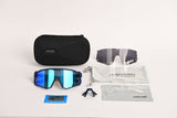 Cycling Sunglasses Blade Matte Blue - Garage Cycles - Garage Cycles