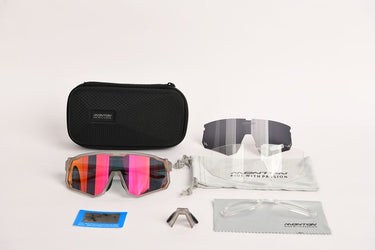 Cycling Sunglasses Blade Matte Gray - Garage Cycles - Garage Cycles