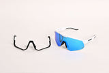 Cycling Sunglasses Blade Sleek Black - Garage Cycles - Garage Cycles