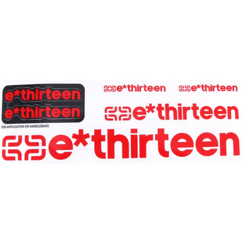 E*Thirteen Race Handlebar Decal Kit - E*thirteen - Garage Cycles