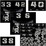 Fox Custom Decal Kit - Fox Shox - Garage Cycles