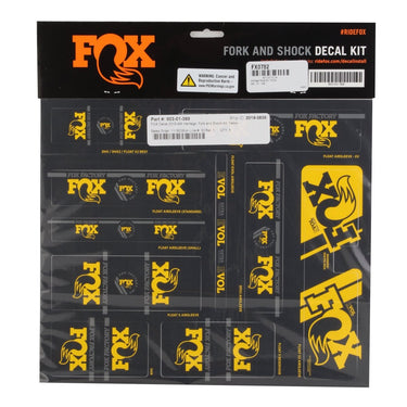 Fox Heritage Decal Kit - Fox Shox - Garage Cycles