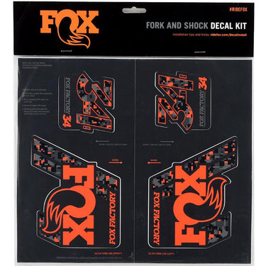 Fox Heritage Decal Kit - Fox Shox - Garage Cycles