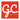 Garage Cycles GC Logo Stickers - Red/White - Garage Cycles - Garage Cycles
