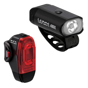 Lezyne Mini Drive and KTV Drive Pro+ Light System - Lezyne - Garage Cycles