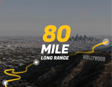 Up to 80 Miles Range