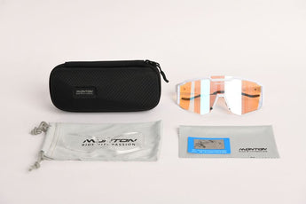 Photochromic Cycling Sunglasses Nifo Sleek White - Garage Cycles - Garage Cycles