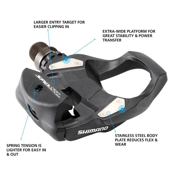 pedale spd sl Shimano PD-RS500 SPD-SL Pedals