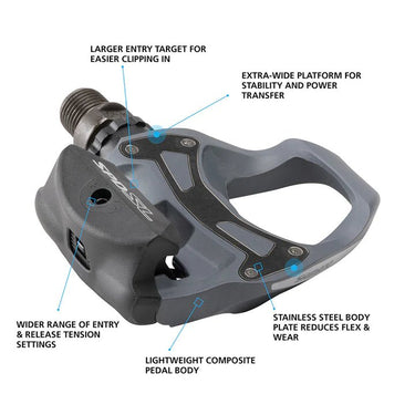SHIMANO SPD - SL Pedal single sided for Road riding - Shimano - Garage Cycles