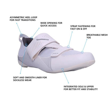 Shimano TR501 Men's Triathlon Cycling Shoes - Shimano - Garage Cycles