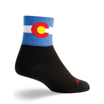 Sockguy Colorado Flag 3" Socks - Sockguy - Garage Cycles