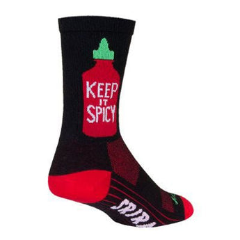 Sockguy Keep It Spicy Crew Socks - Sockguy - Garage Cycles