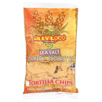 Gilly Loco Coconut Oil Sea Salt Tortilla Chips, 11oz