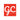 Garage Cycles GC Logo Stickers - Red/White - Garage Cycles - Garage Cycles