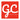 Garage Cycles GC Logo Stickers - Red/White - Garage Cycles - Garage Cycles